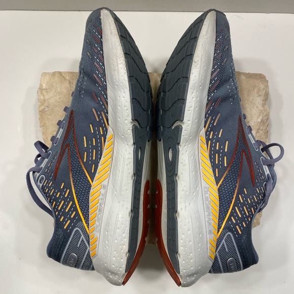 Men’s Sz 10.5 Brooks Glycerin GTS 20 Grey Running Shoes - Picture 3 of 13